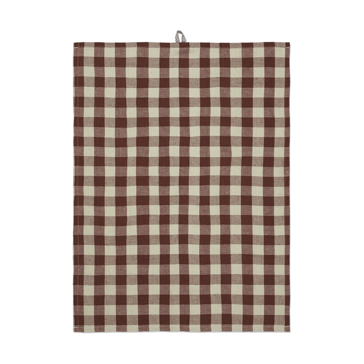Ferm Living Hale kjøkkenhåndkle 50x70 cm Cinnamon-grey green