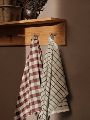 Hale kjøkkenhåndkle 50x70 cm - Cinnamon-grey green - Ferm Living