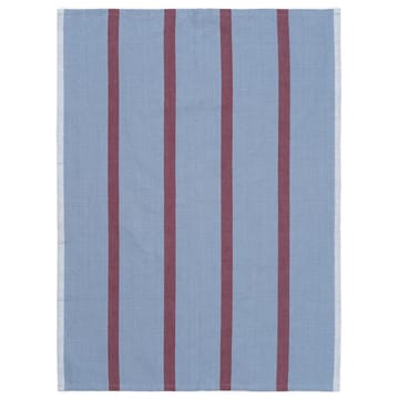 Hale kjøkkenhåndkle 50x70 cm - Faded blue-burgundy - Ferm Living