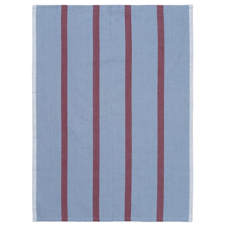 Hale kjøkkenhåndkle 50x70 cm, Faded blue-burgundy Ferm Living