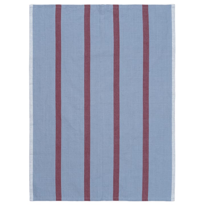 Hale kjøkkenhåndkle 50x70 cm - Faded blue-burgundy - Ferm LIVING