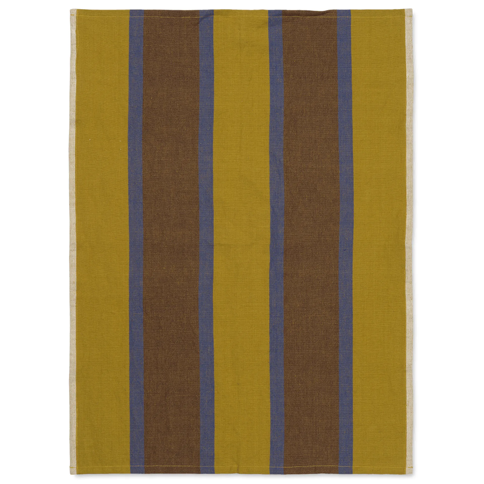 Hale kjøkkenhåndkle 50x70 cm, Lime-bright blue-chocolate Ferm Living