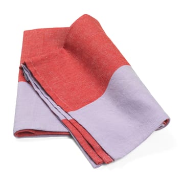 Hale kjøkkenhåndkle 50x70 cm - Red-lilac - ferm LIVING