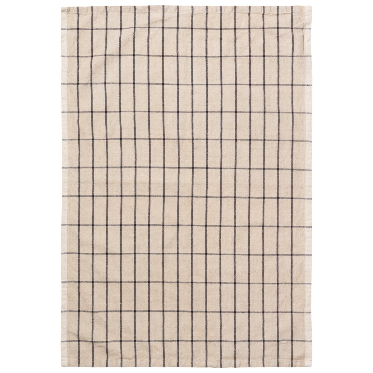 Ferm Living Hale kjøkkenhåndkle 50x70 cm Sand-black