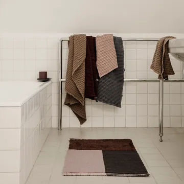 Håndkle økologisk bomull tan - 50x100 cm - Ferm Living