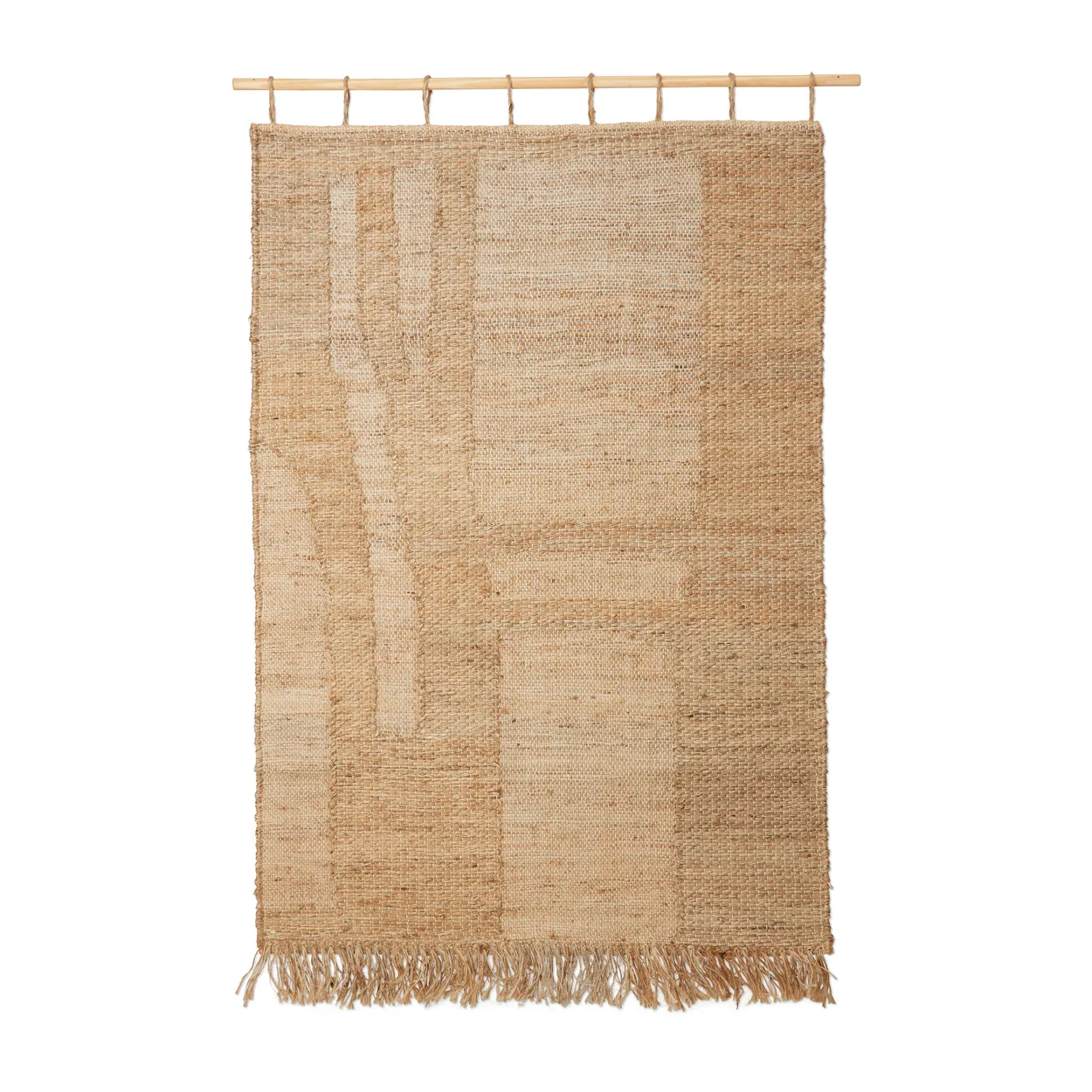 Ferm Living Harvest veggdekorasjon 100 x 165 cm Natural