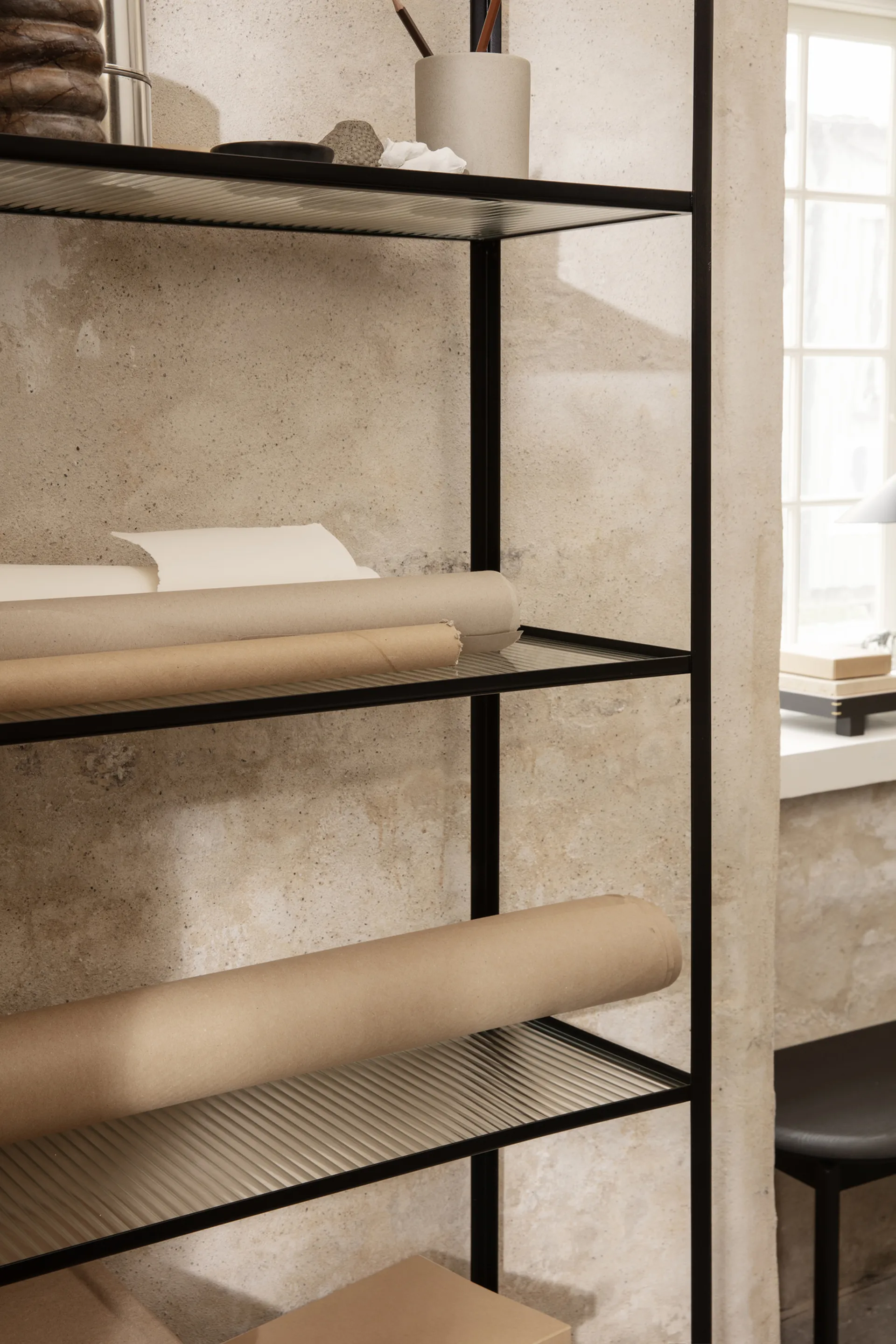 Haze bokhylle, Svart Ferm Living