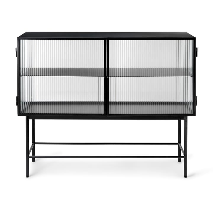 Haze sidebord - Svart-bølgete glass - Ferm Living