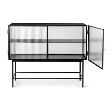 Haze sidebord - Svart-bølgete glass - Ferm Living