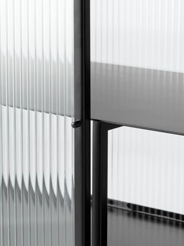 Haze sidebord - Svart-bølgete glass - Ferm Living