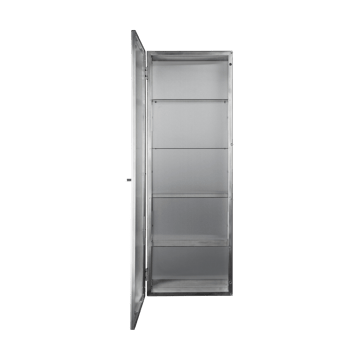 Haze veggskap 35x100 cm - Stainless steel - Ferm Living
