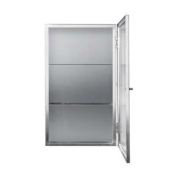 Haze veggskap - Reeded glass - stainless steel - Ferm Living