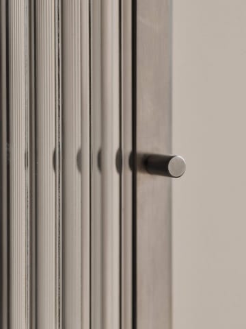 Haze veggskap - Reeded glass - stainless steel - Ferm Living
