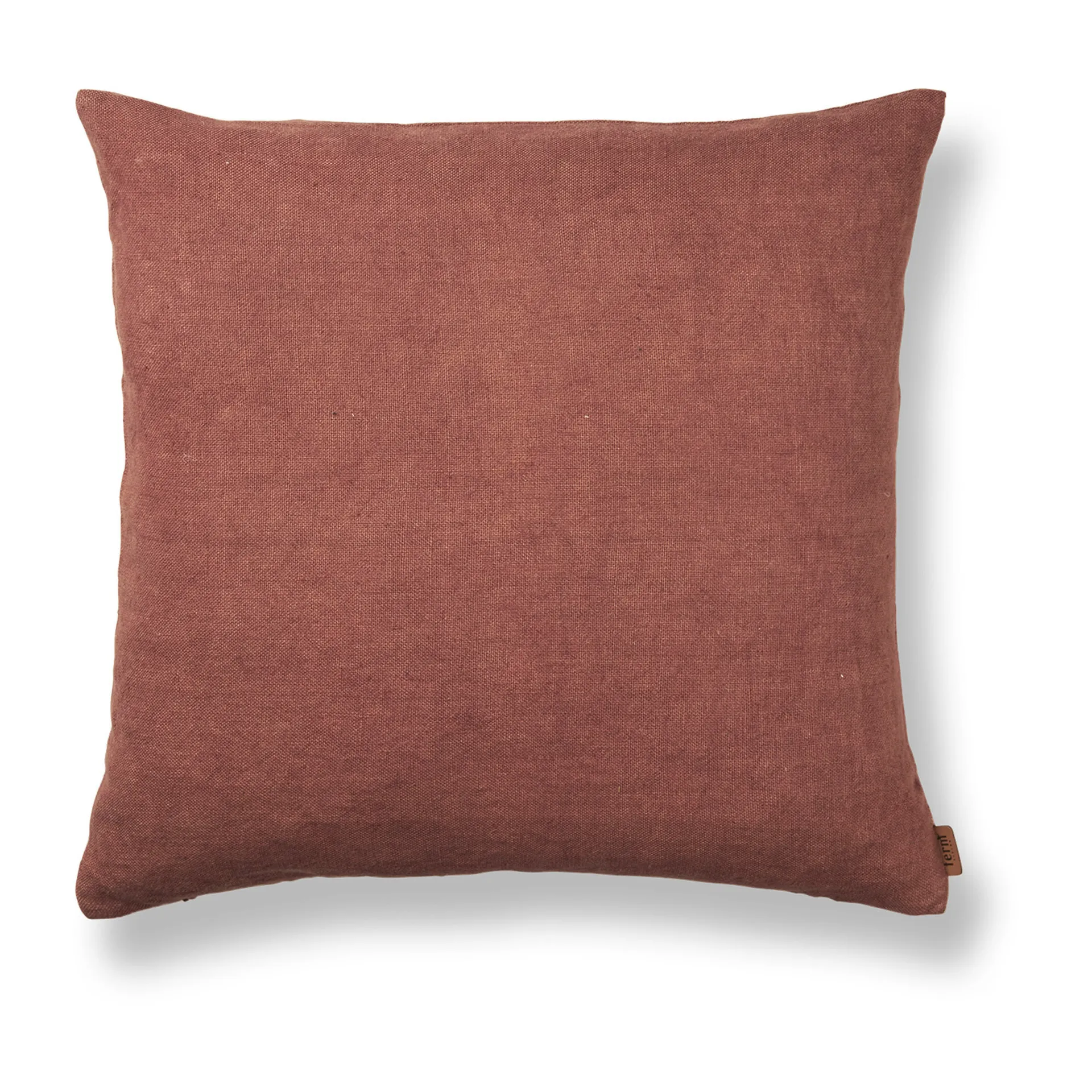 Heavy Lin pute 50 x 50 cm, Berry Red Ferm Living