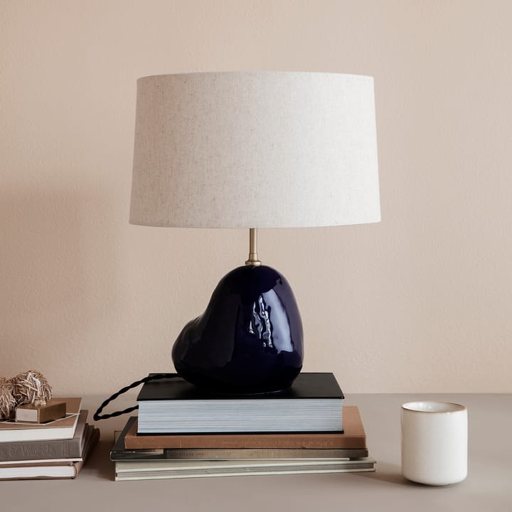 Hebe lampefot small, Deep blue blank Ferm Living