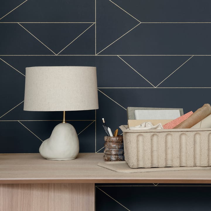 Hebe lampefot small, Offwhite matt Ferm Living