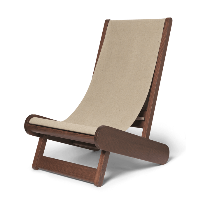 Hemi loungestol - Dark stained, natural - Ferm Living