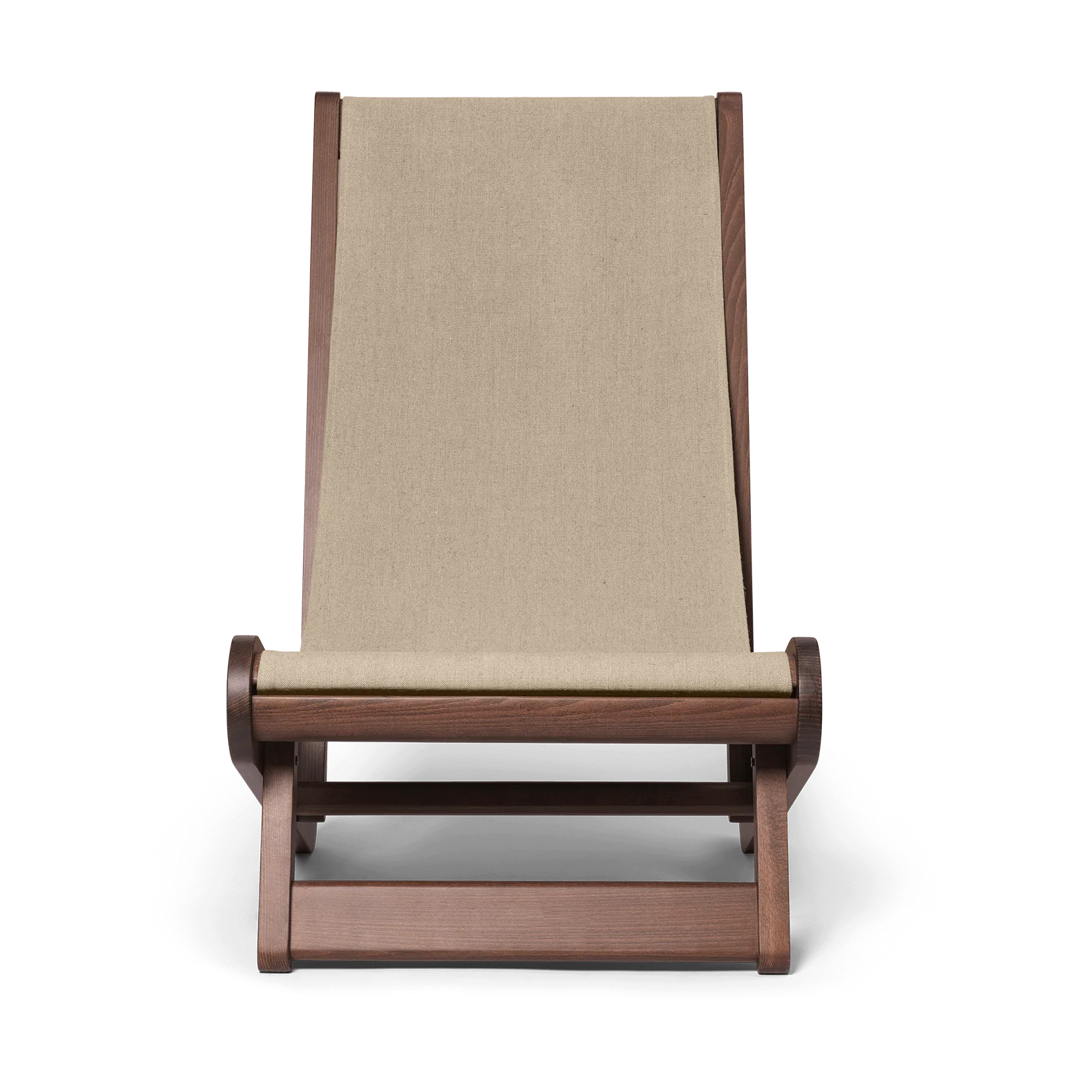 Hemi loungestol, Dark stained, natural Ferm Living