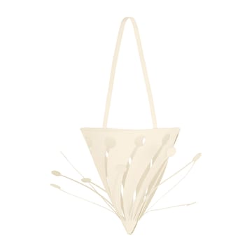 Hengende julekremmerhus Ø 10 cm 3-pakning - Offwhite - Ferm Living