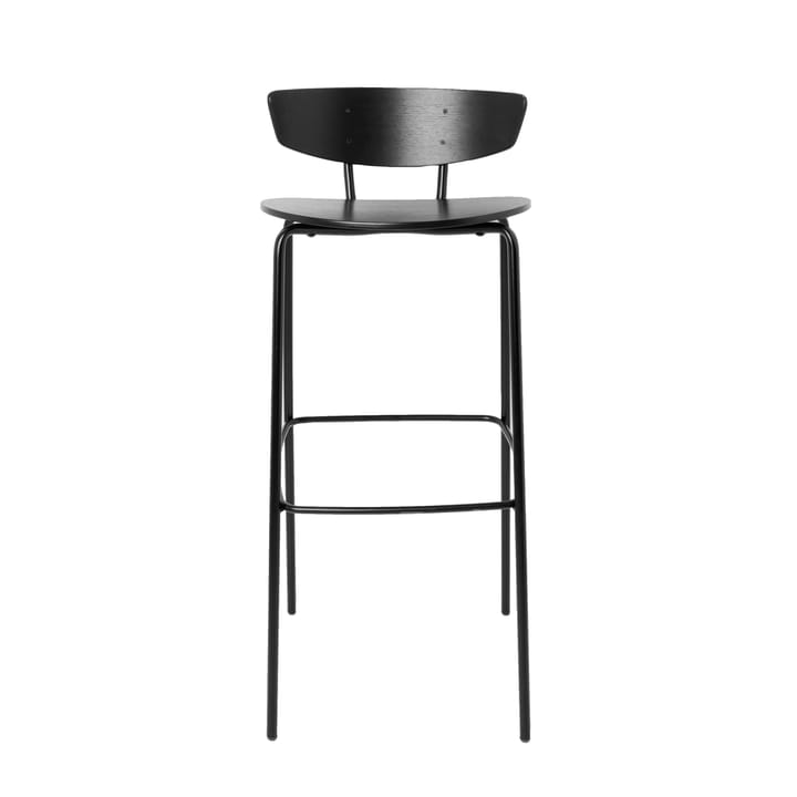Herman barstol høy - svart - Ferm Living