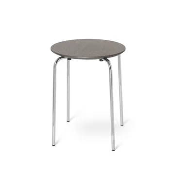 Herman fotskammel - Oak dark stained, sort stålstativ - Ferm Living