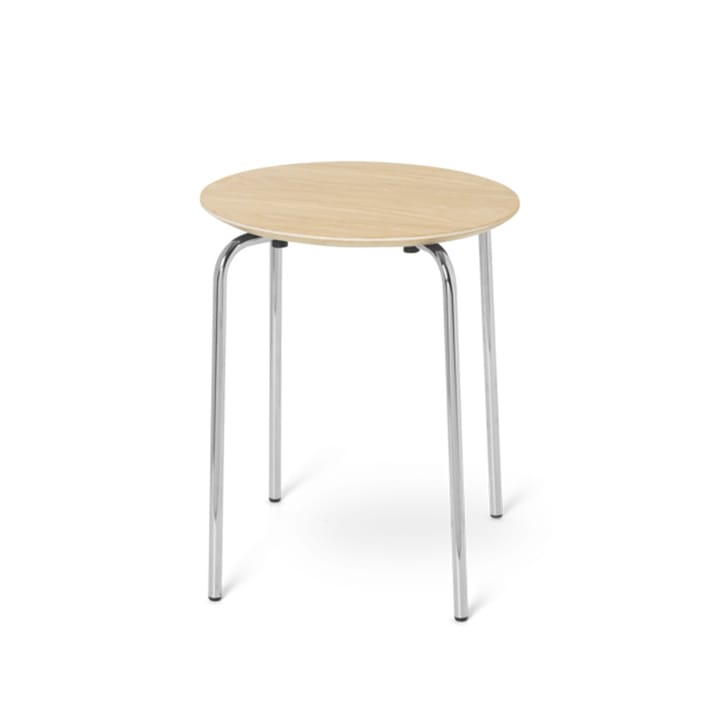 Herman fotskammel - Oak white oiled, kromstativ - Ferm LIVING
