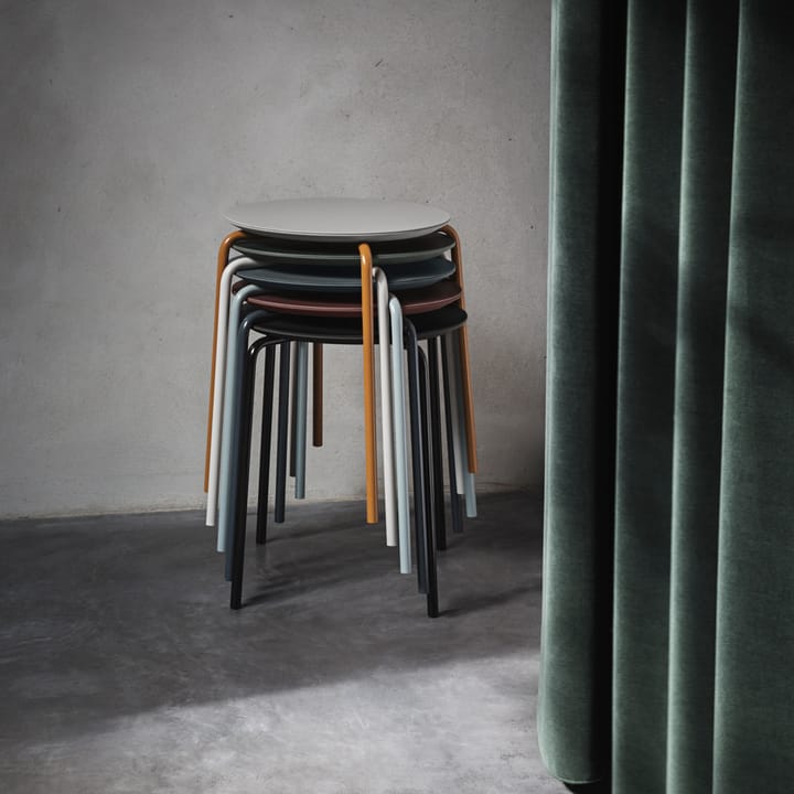 Herman fotskammel, Red brown, kromstativ Ferm Living