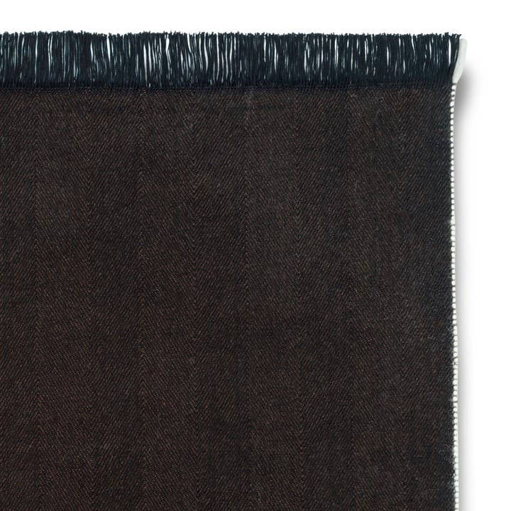 Herringbone pledd 120x180 cm, Dark coffee Ferm Living