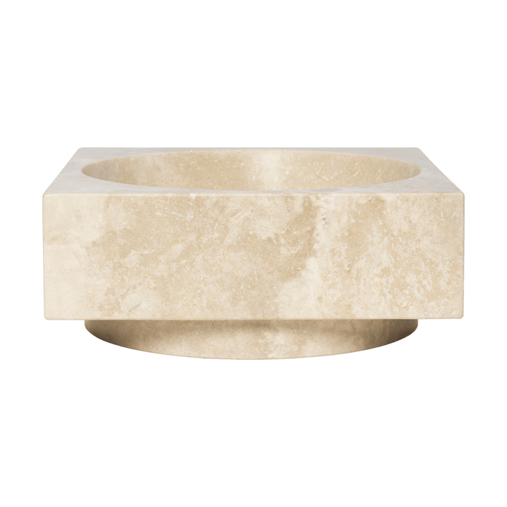 Hew dekorasjonsskål høy - Travertine - Ferm Living