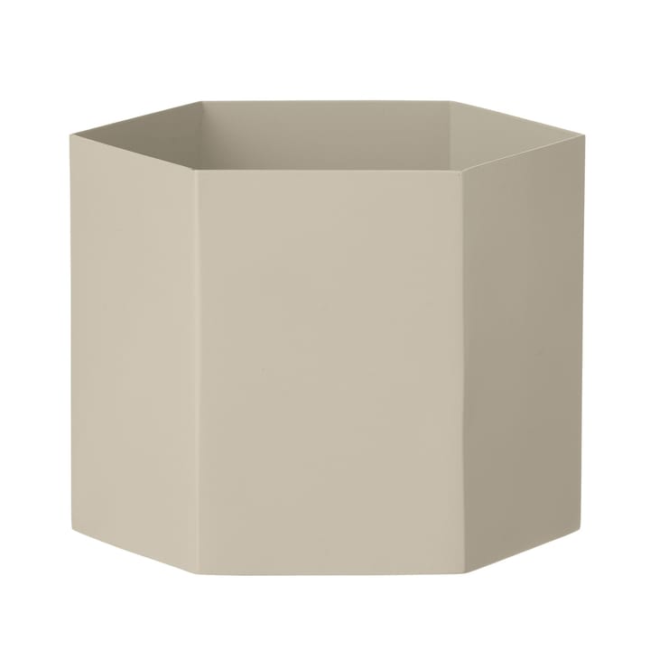 Hexagon blomsterpotte grey (grå), x-large Ferm Living