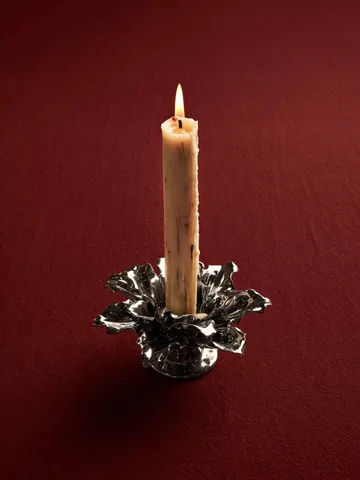 Holly Leaf lysestake - Silver - Ferm Living