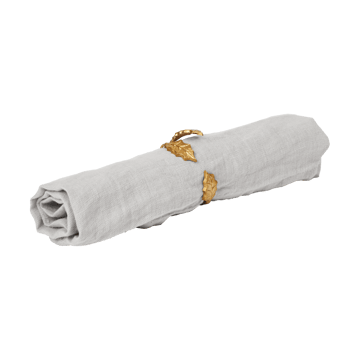 Holly leaf serviettring Ø5,3 cm 4-pack - Messing - Ferm Living