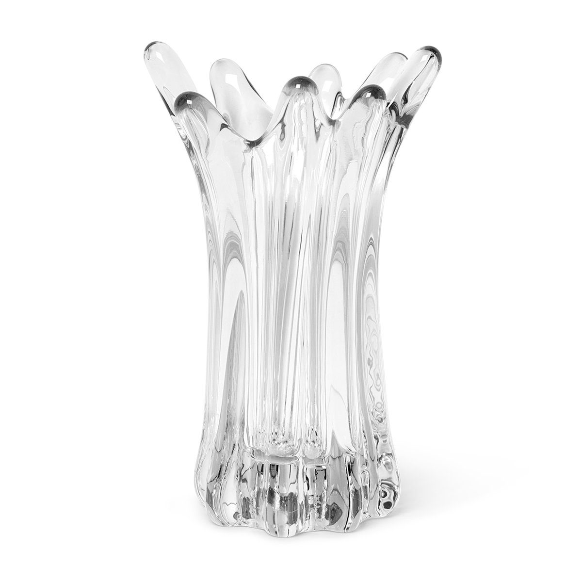 Bilde av ferm LIVING Holo vase Ø 15 cm Clear