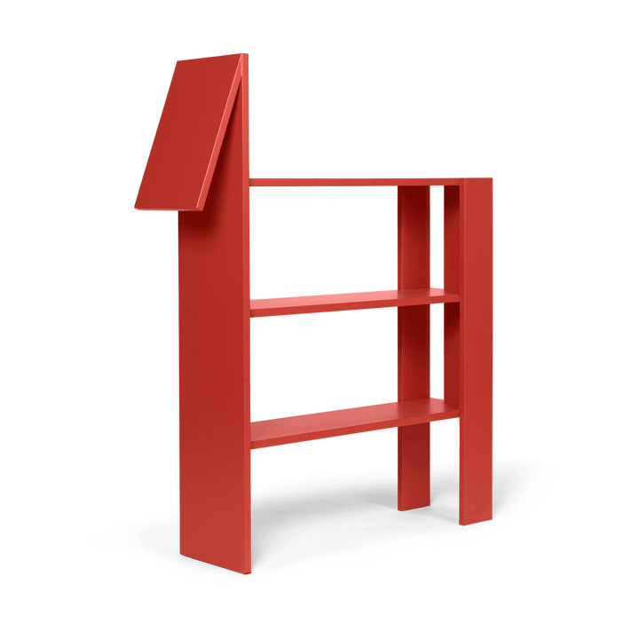 Horse bokhylle 91x111 cm - Poppy Red - ferm LIVING