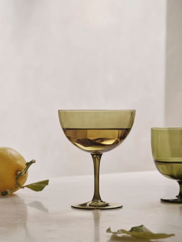 Host cocktailglass 24 cl 2-pakning - Moss green - Ferm Living