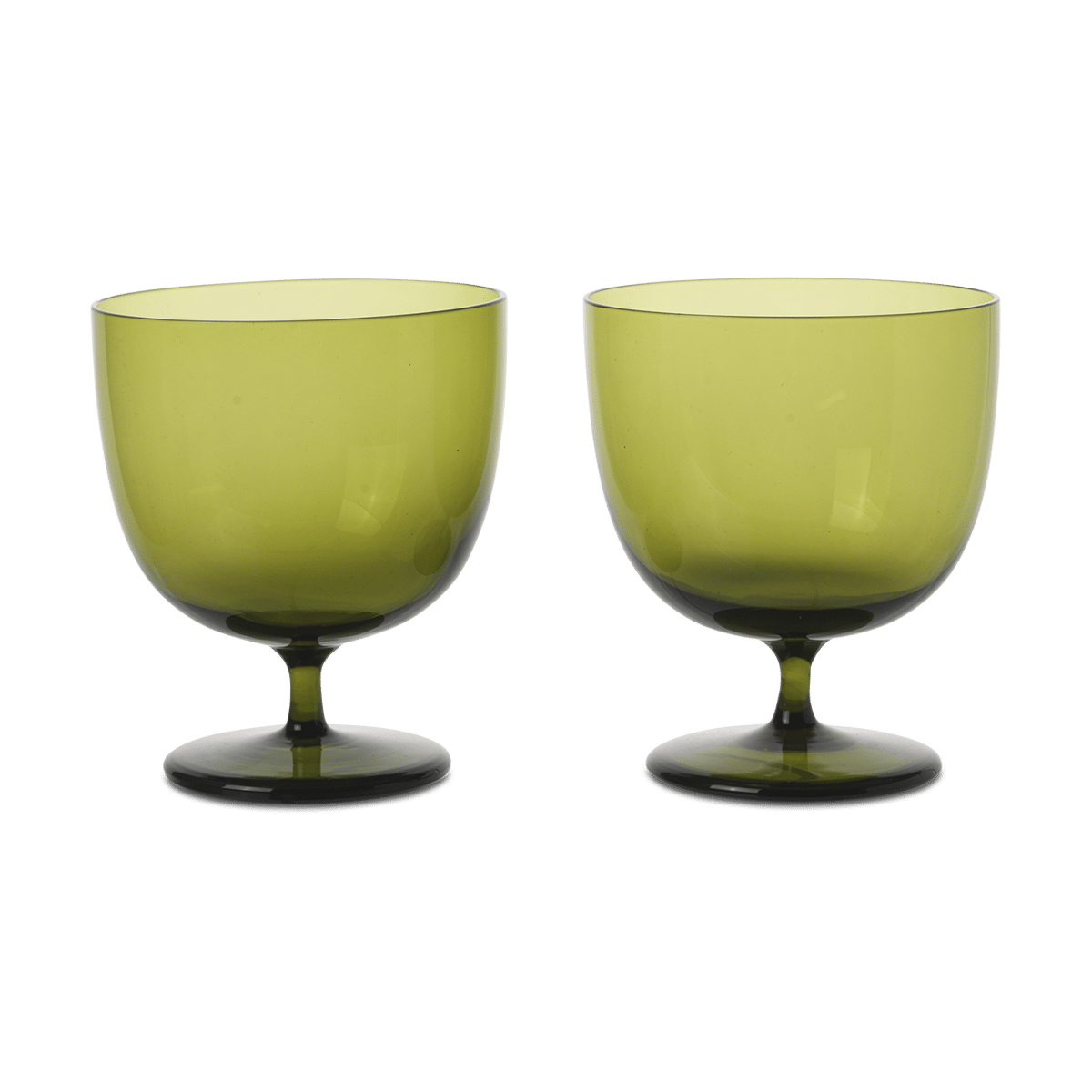Ferm Living Host drikkeglass 20 cl 2-pakning Moss Green