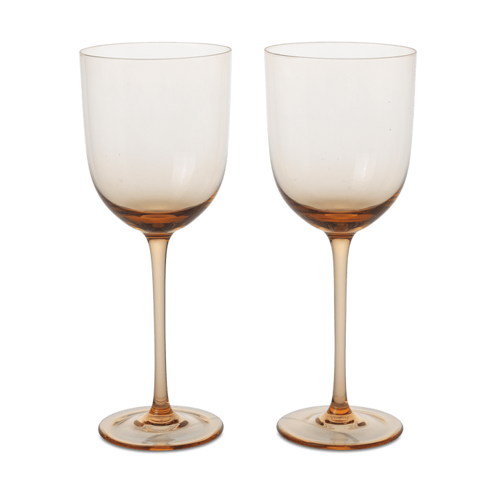 Host hvitvinsglass 30 cl 2-pakning - Blush - Ferm Living