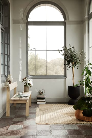 Hourglass krukke medium Ø41 cm - Svart-mørkegrå - Ferm Living