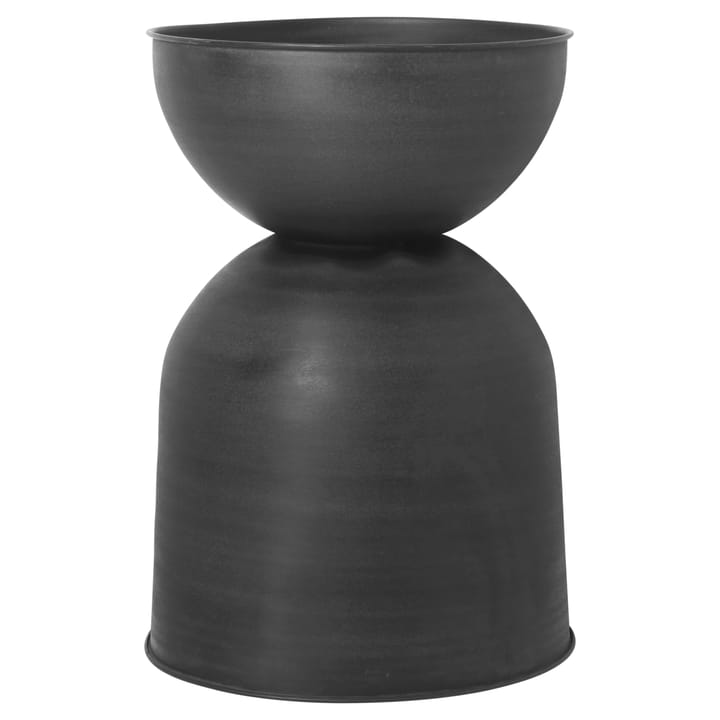 Hourglass krukke stor Ø50 cm - Svart-mørkegrå - Ferm LIVING