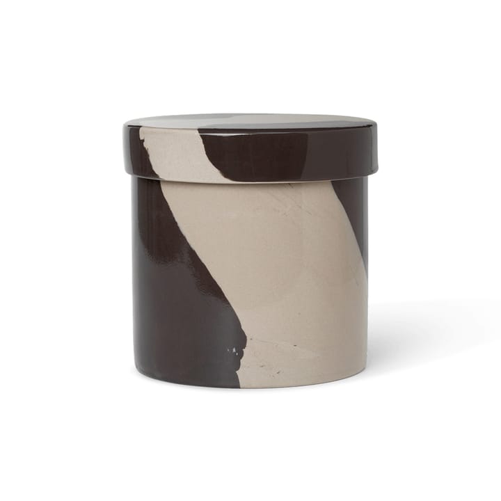 Inlay oppbevaringsboks Ø14,5 cm - Sand-brown - Ferm Living
