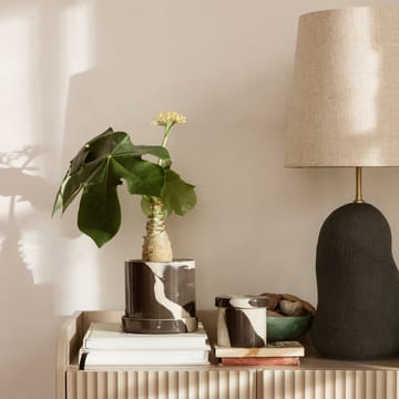 Inlay oppbevaringsboks Ø14,5 cm - Sand-brown - Ferm Living