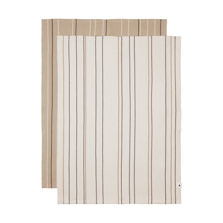 Ito kjøkkenhåndkle 50x70 cm 2-pakning - Parchment-cashmere - Ferm Living