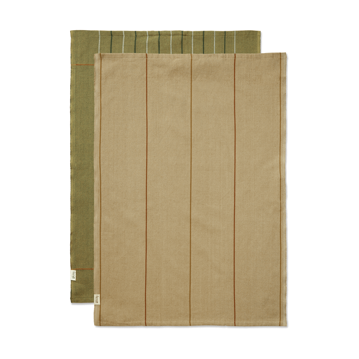 Ferm Living Ito kjøkkenhåndkle 50x70 cm 2-pakning Seaweed-flax