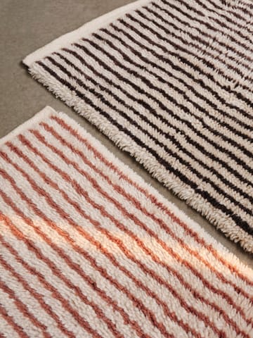 Kami teppe - Off white-coffee, 120x180 cm - Ferm Living