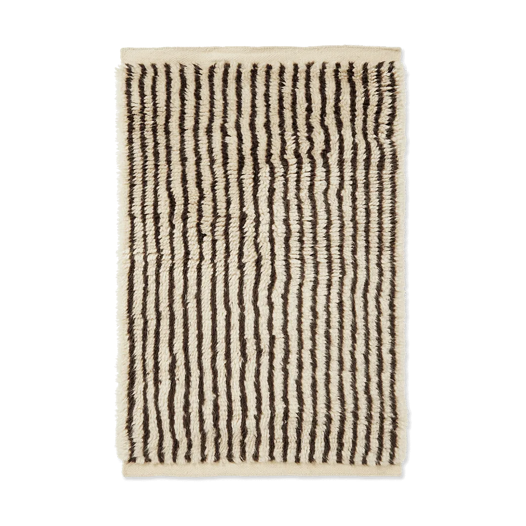Kami teppe, Off white-coffee, 80x120 cm Ferm Living