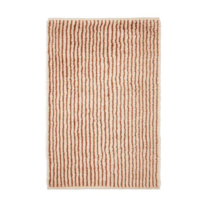 Kami teppe - Off white-red brown, 120x180 cm - Ferm Living