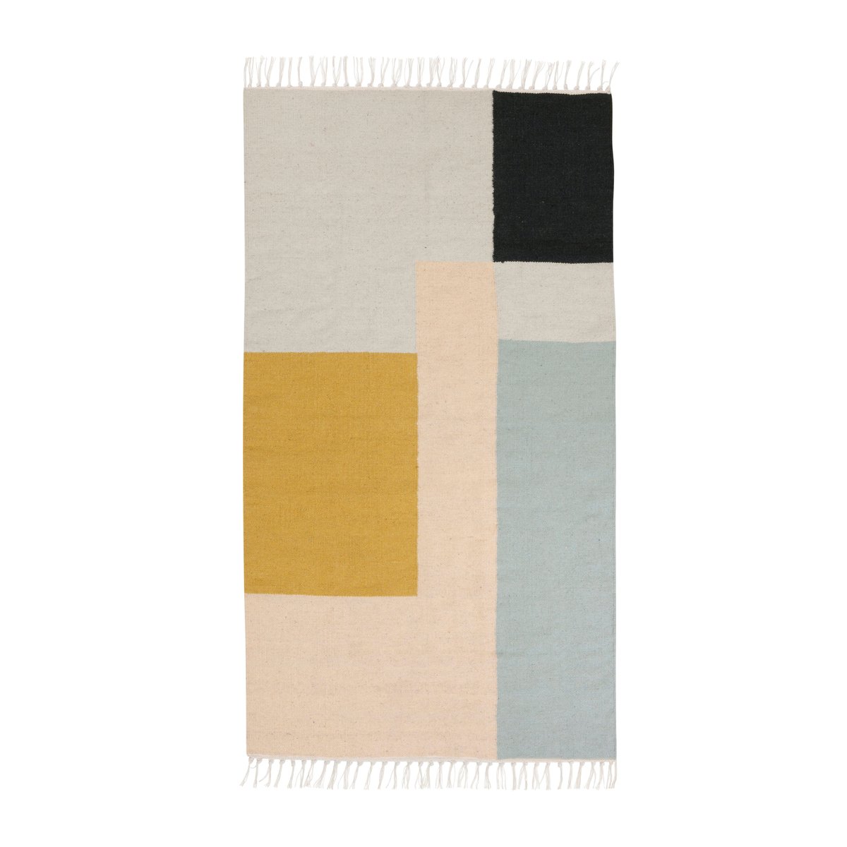 Bilde av Ferm Living Kelim gulvteppe lite squares