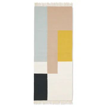 Kelim teppe 70 x 180 cm - Squares - Ferm Living