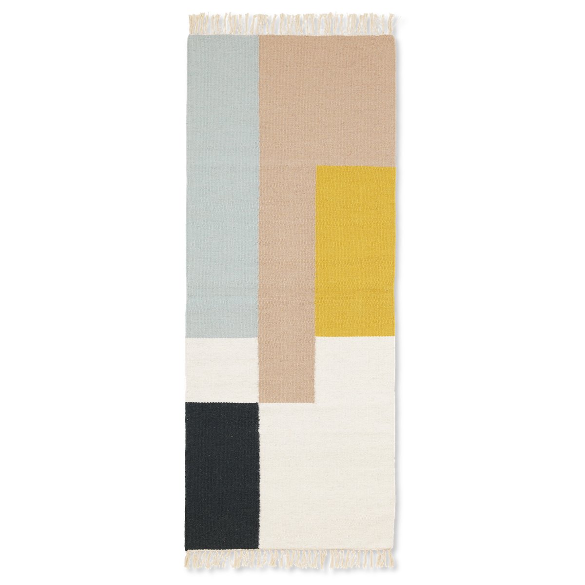 Bilde av Ferm Living Kelim teppe 70 x 180 cm Squares