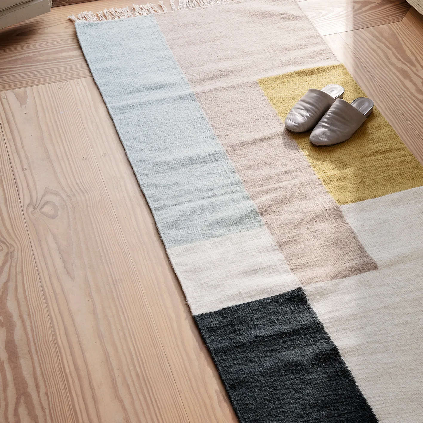 Kelim teppe 70 x 180 cm, Squares Ferm Living